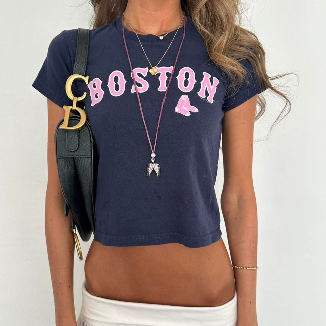 Vintage Boston graphic baby tee