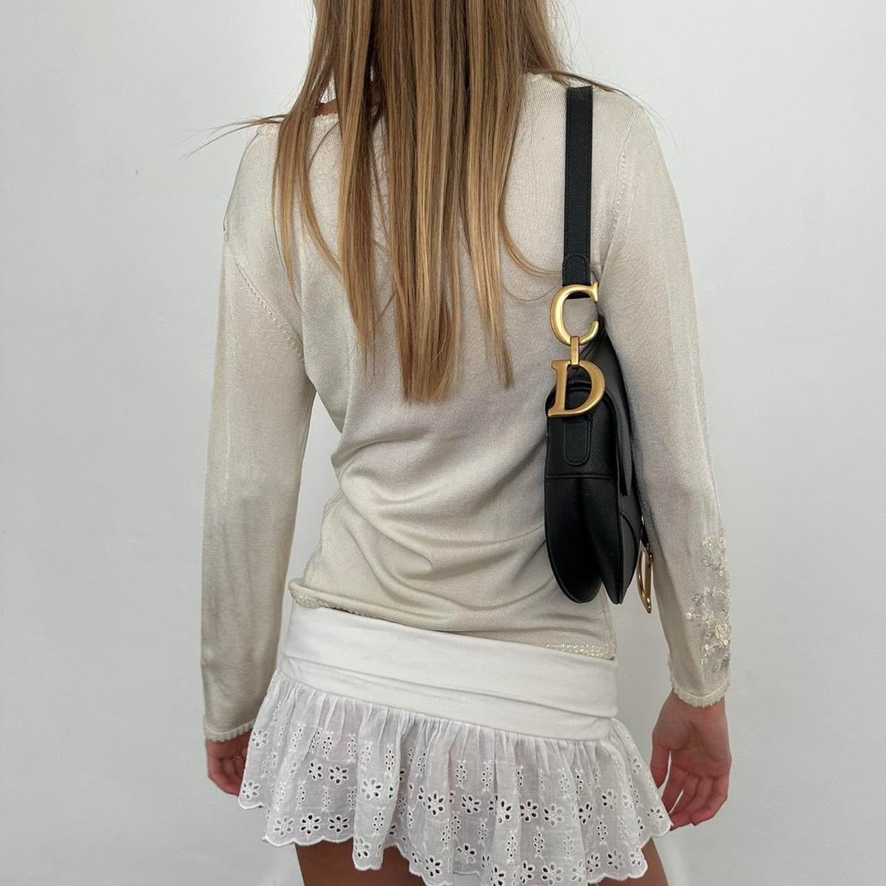 Vintage 90’s open front sequin top