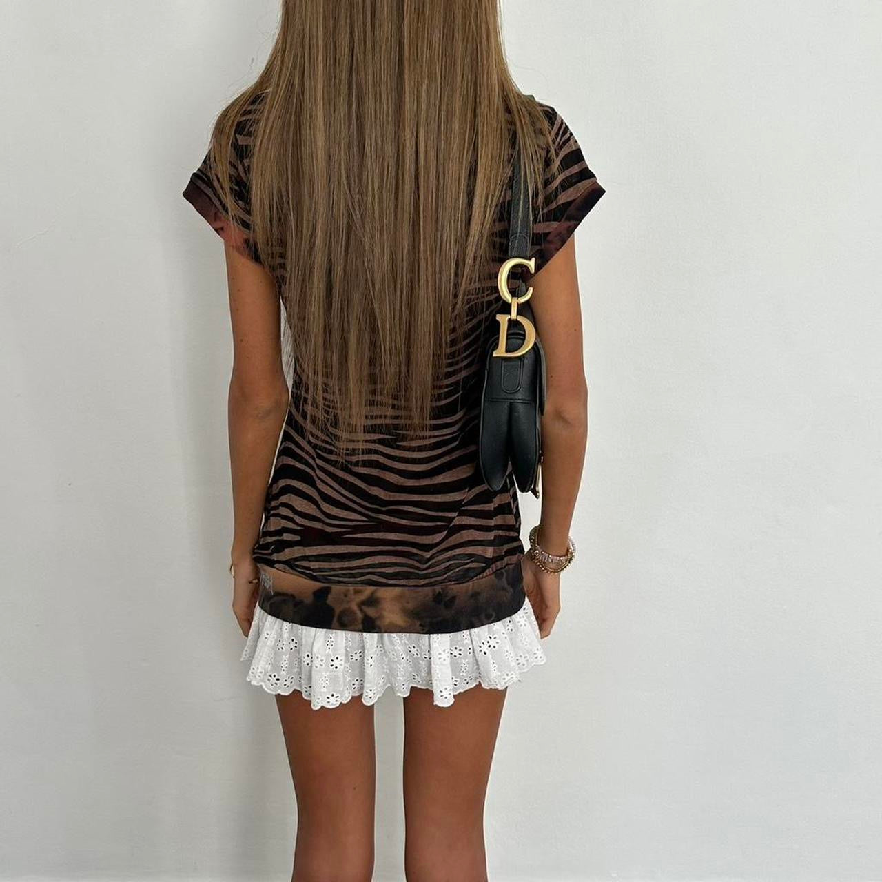 Vintage 2000’s animal print top
