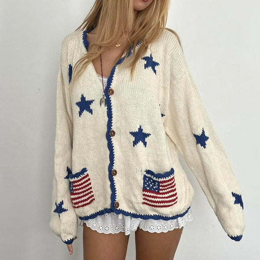 Vintage 90’s soft USA knit cardigan