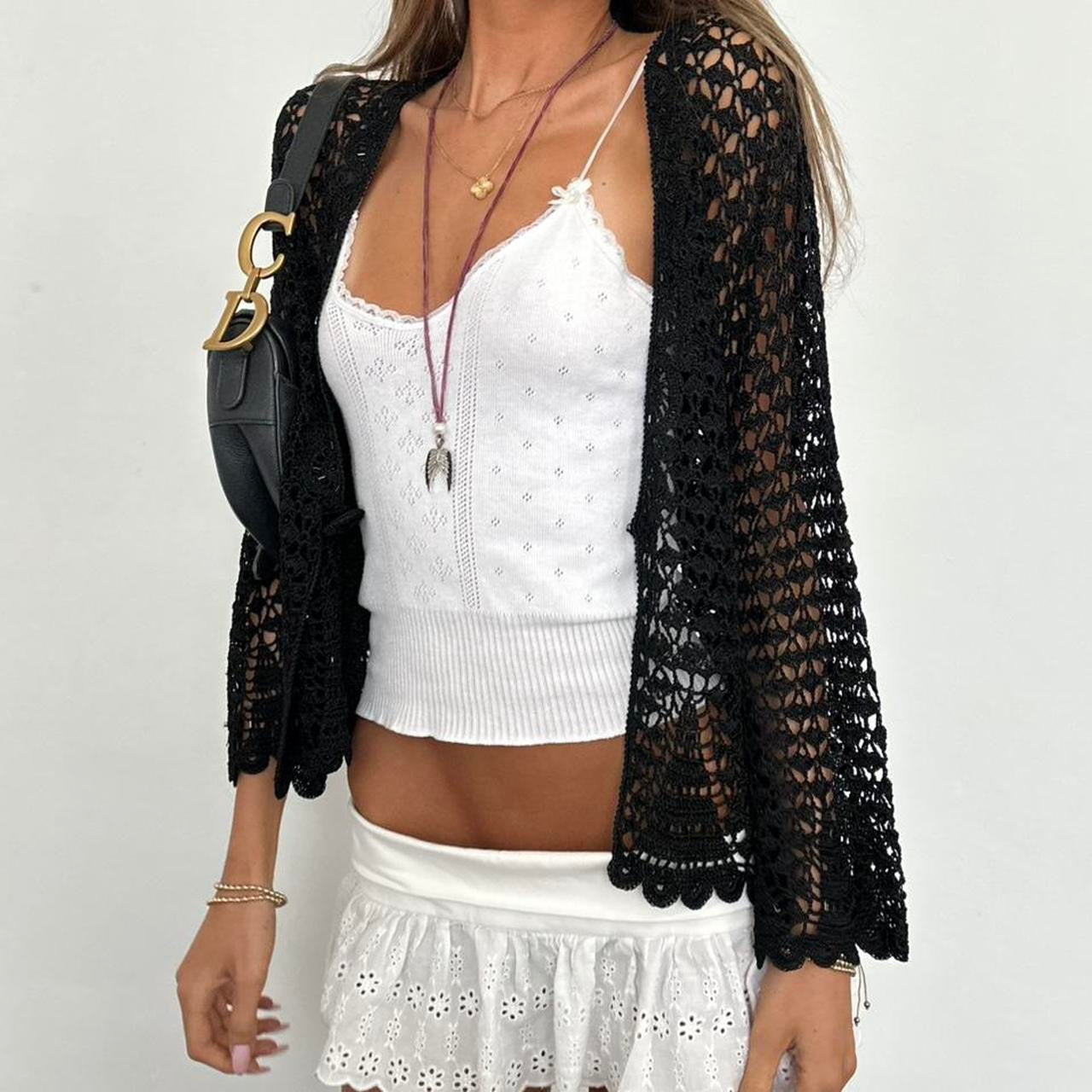 Vintage 2000’s black cardigan