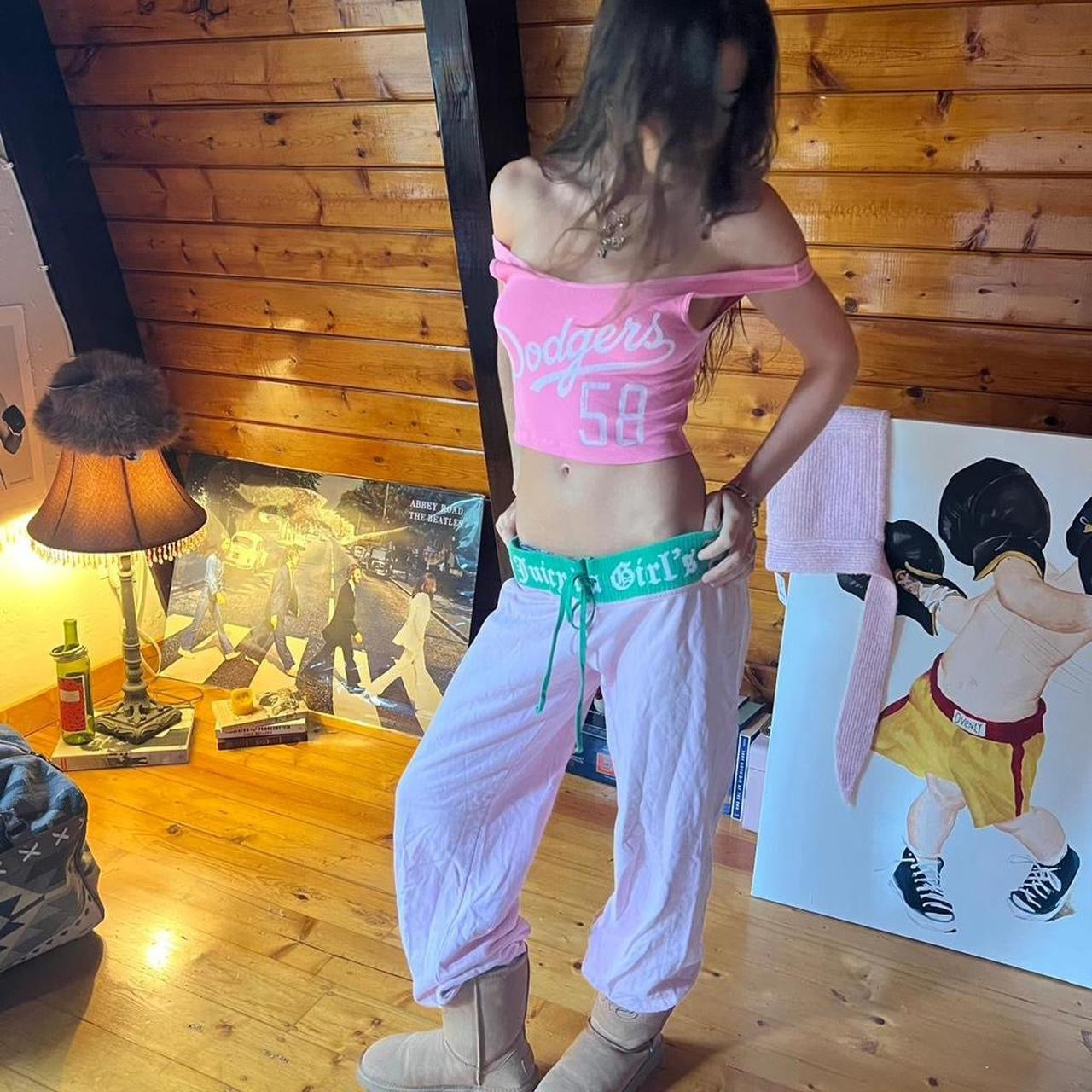 Vintage 90’s Juicy Couture pink sweatpants