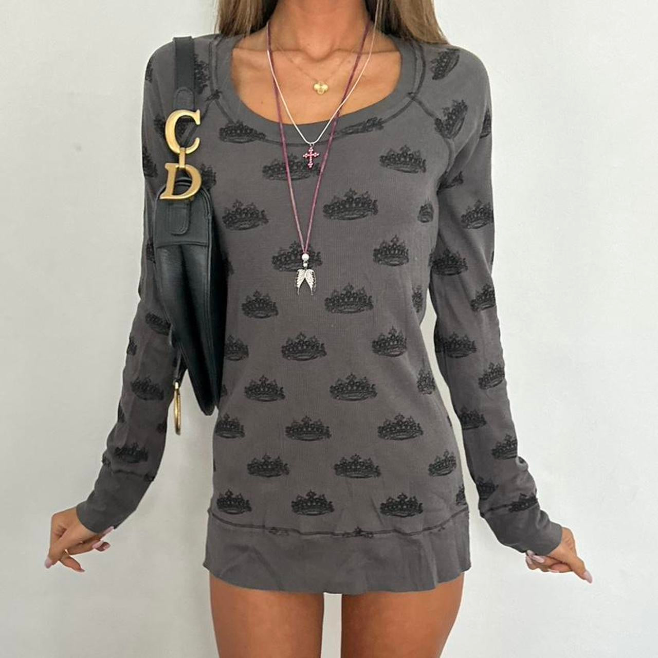 Vintage 2000’s grey longsleeve dress