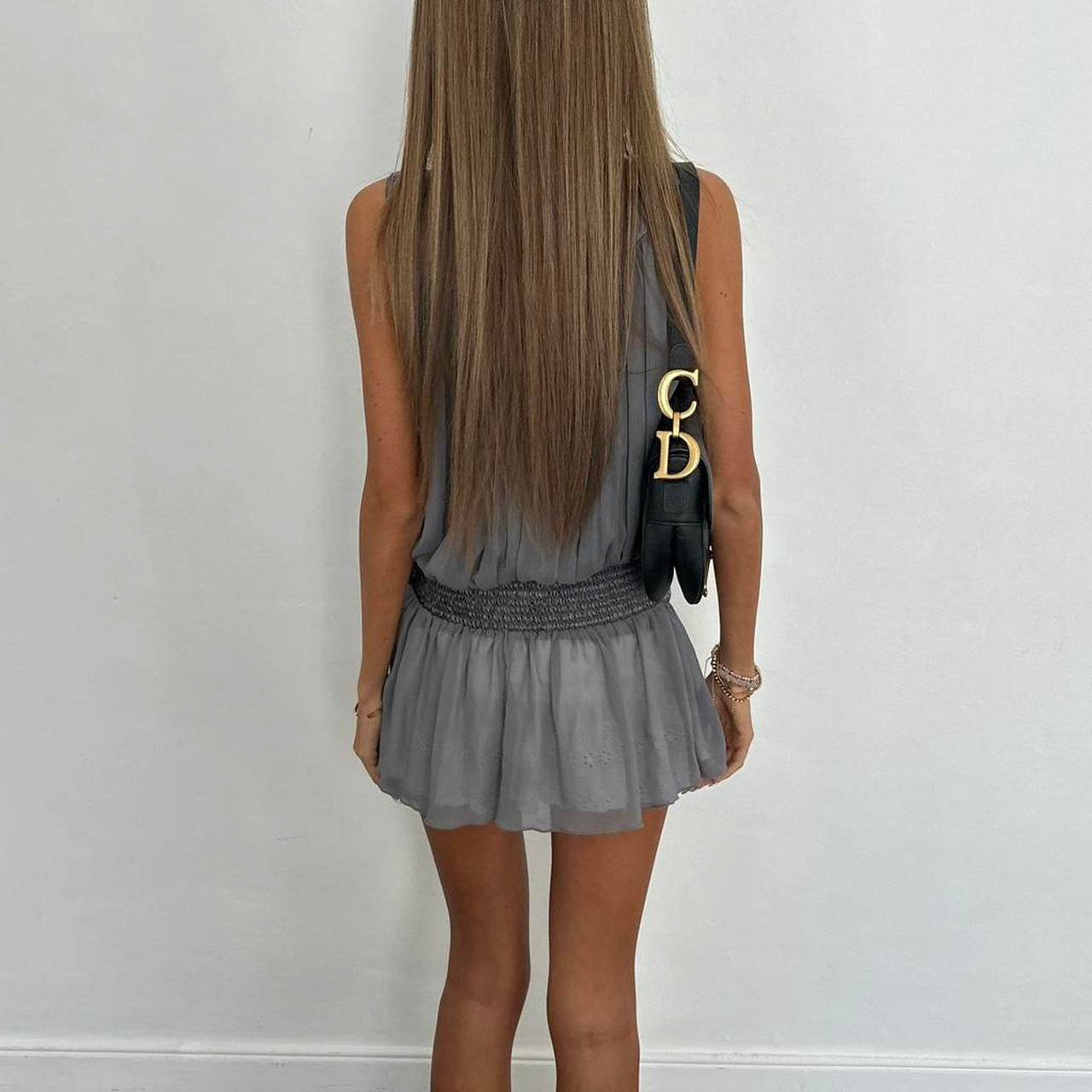 Vintage 90’s grey sequin top