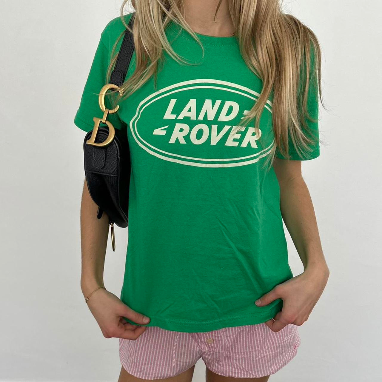 Vintage Land Rover green tee