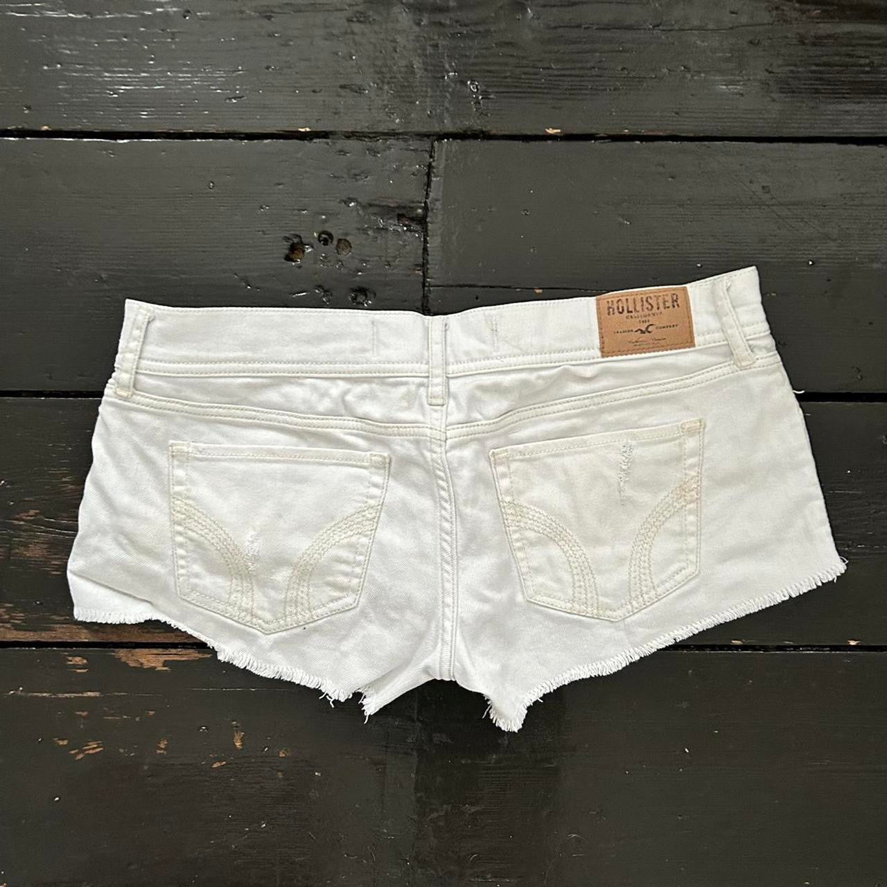 Vintage white hollister denim shorts