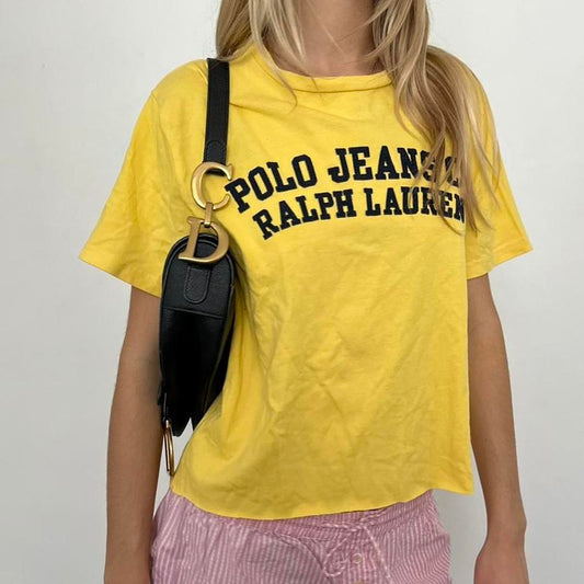 Vintage 90’s Ralph Lauren yellow tee