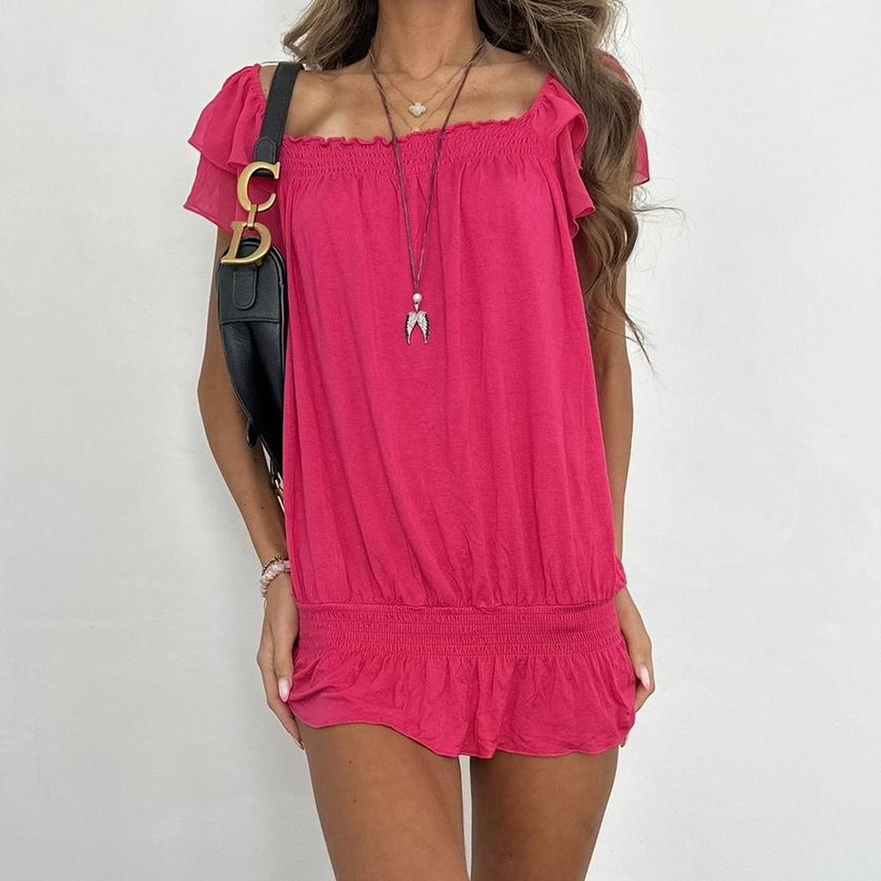 Vintage 00s pink micro dress