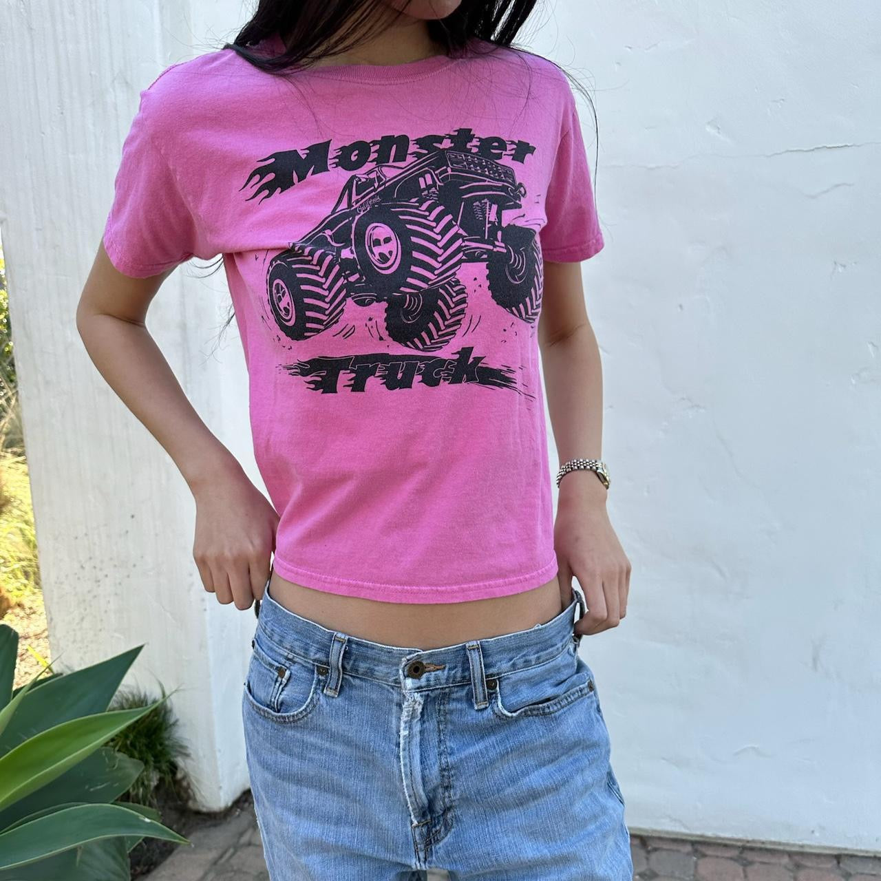 Vintage 90’s Monster Truck baby tee