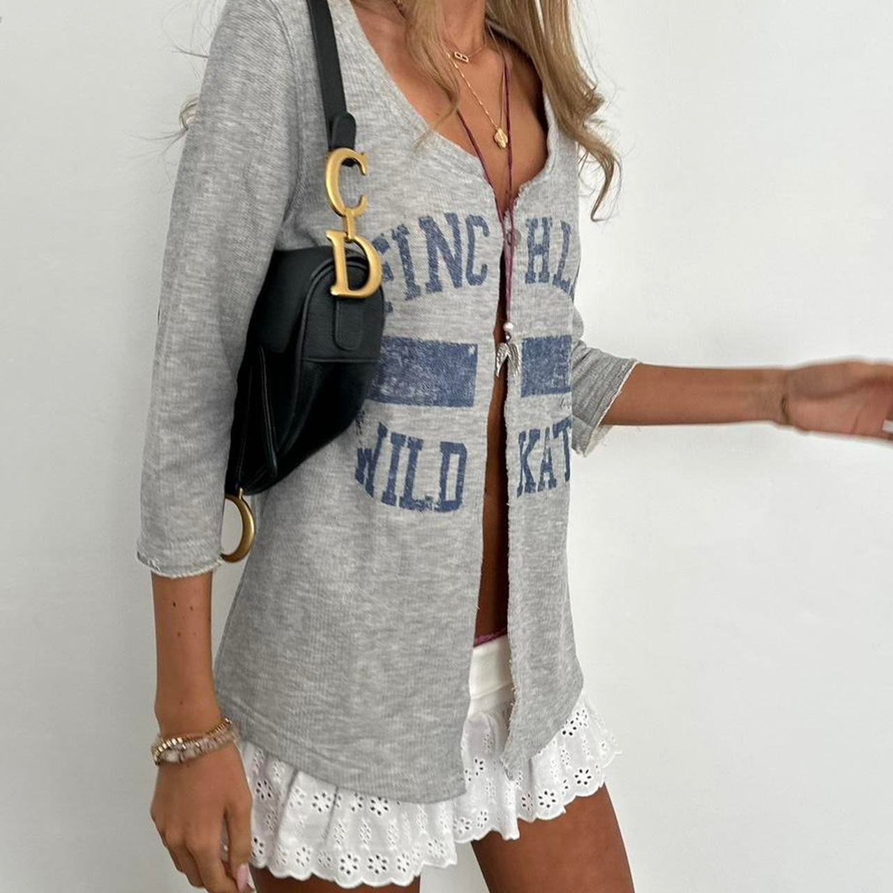 Vintage 2000s varsity graphic top