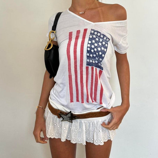 Vintage American flag 🇺🇸 tee