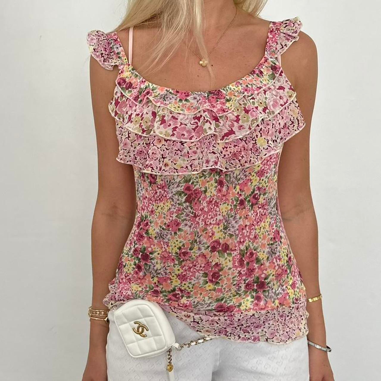 Vintage 2000’s floral cami top