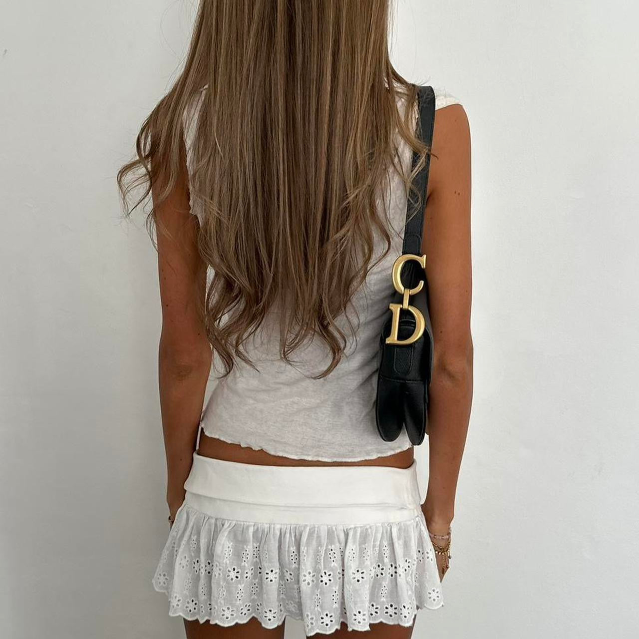 Vintage 90’s Replay white flower top