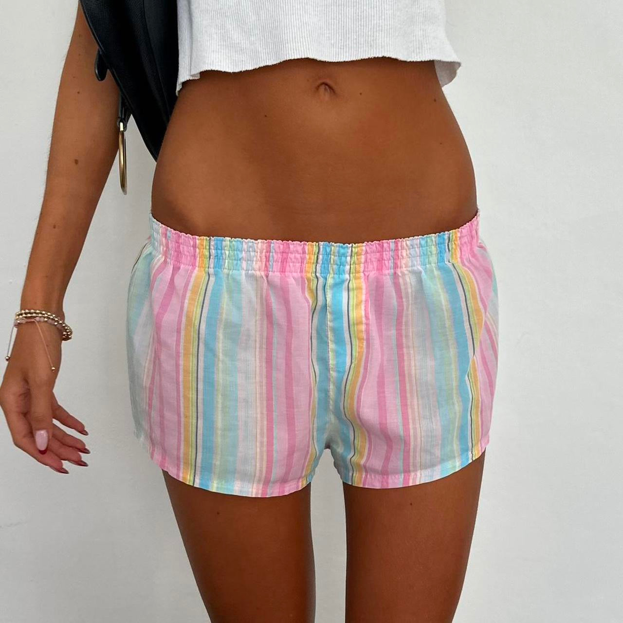 Vintage 2000’s Victoria’s Secret pastel boxer shorts
