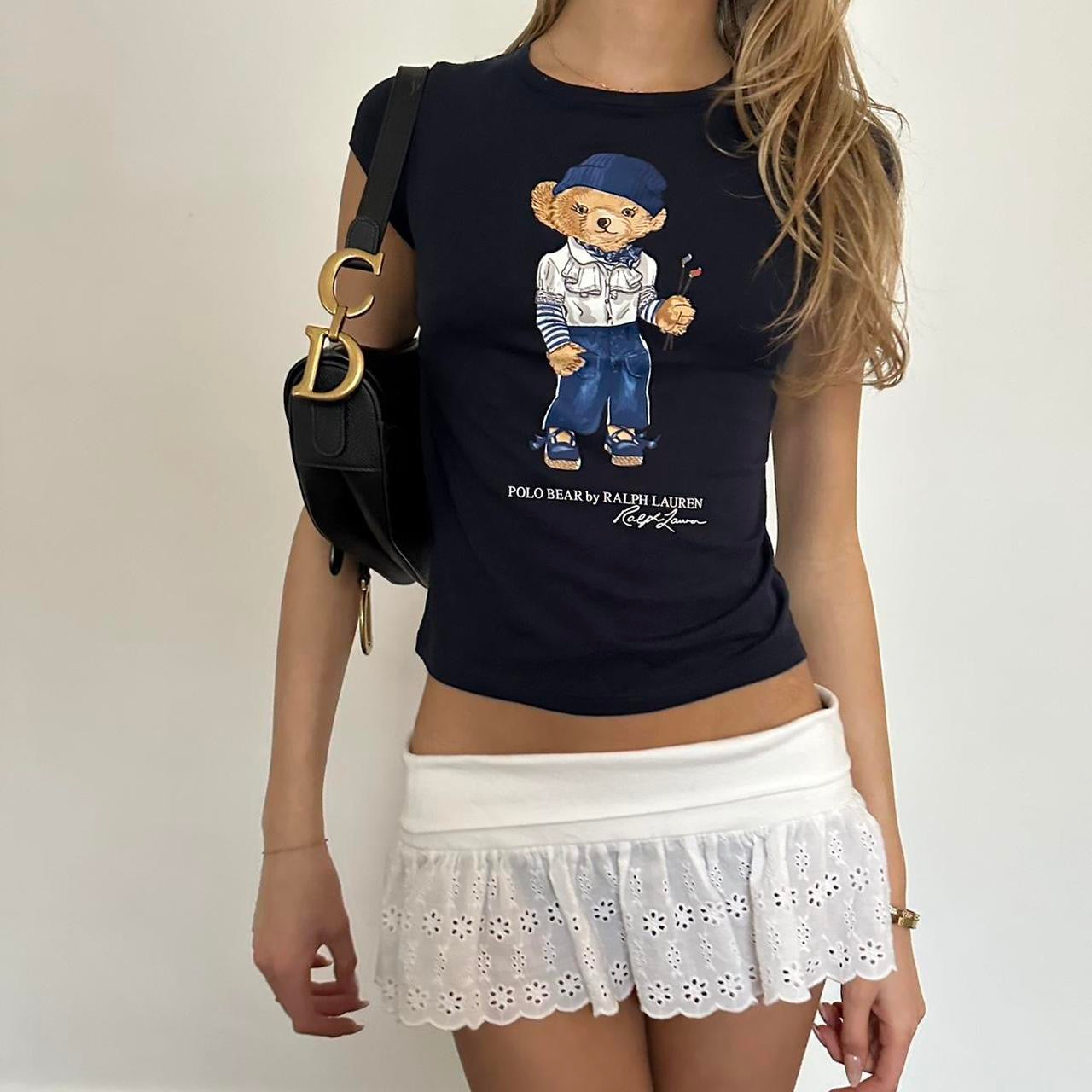 Vintage teddy bear Ralph Lauren baby tee