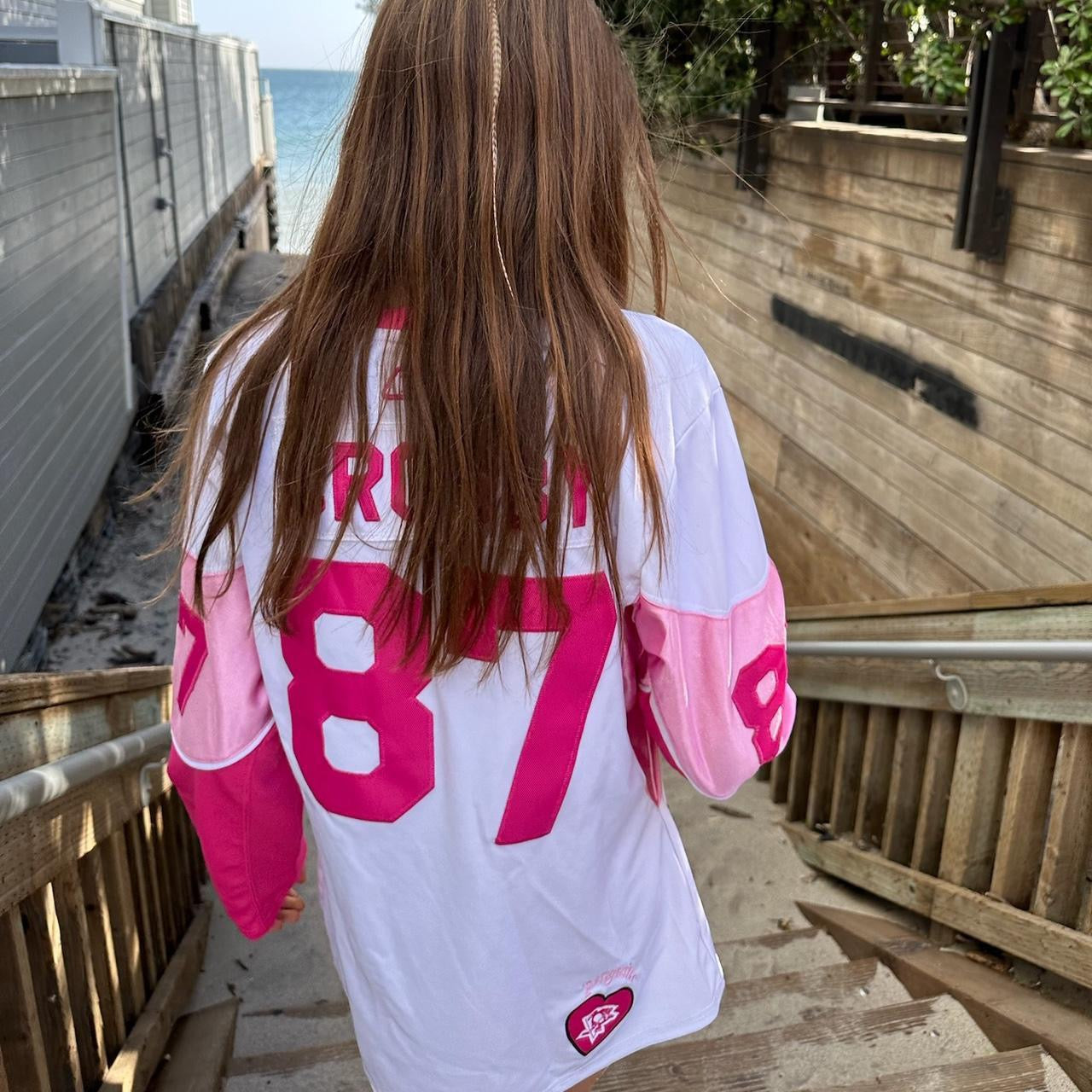 Vintage 90’s long sleeves jersey pink top