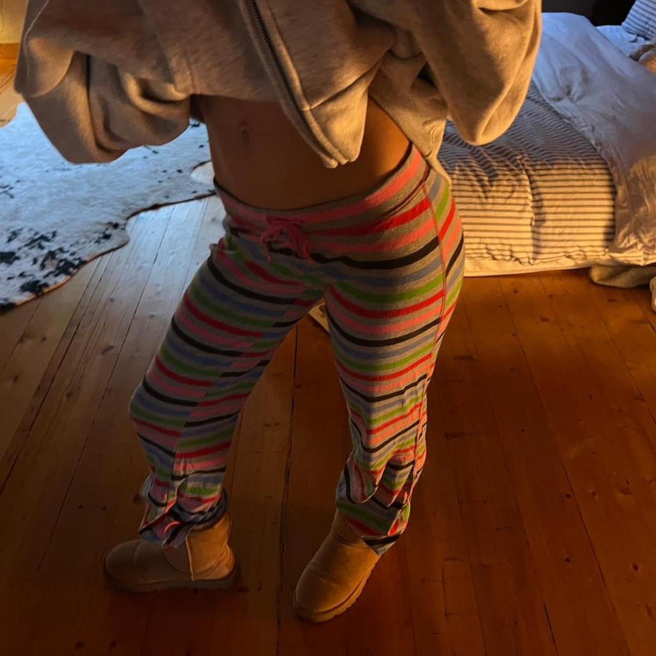 Vintage 2000’s Victoria’s Secret rare striped pants