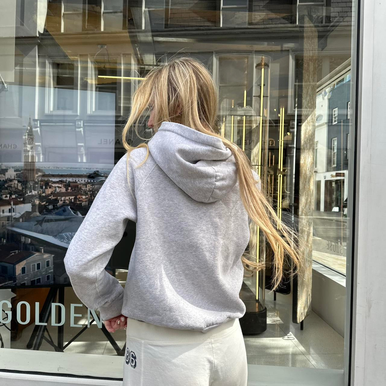 Vintage I love Polo grey hoodie