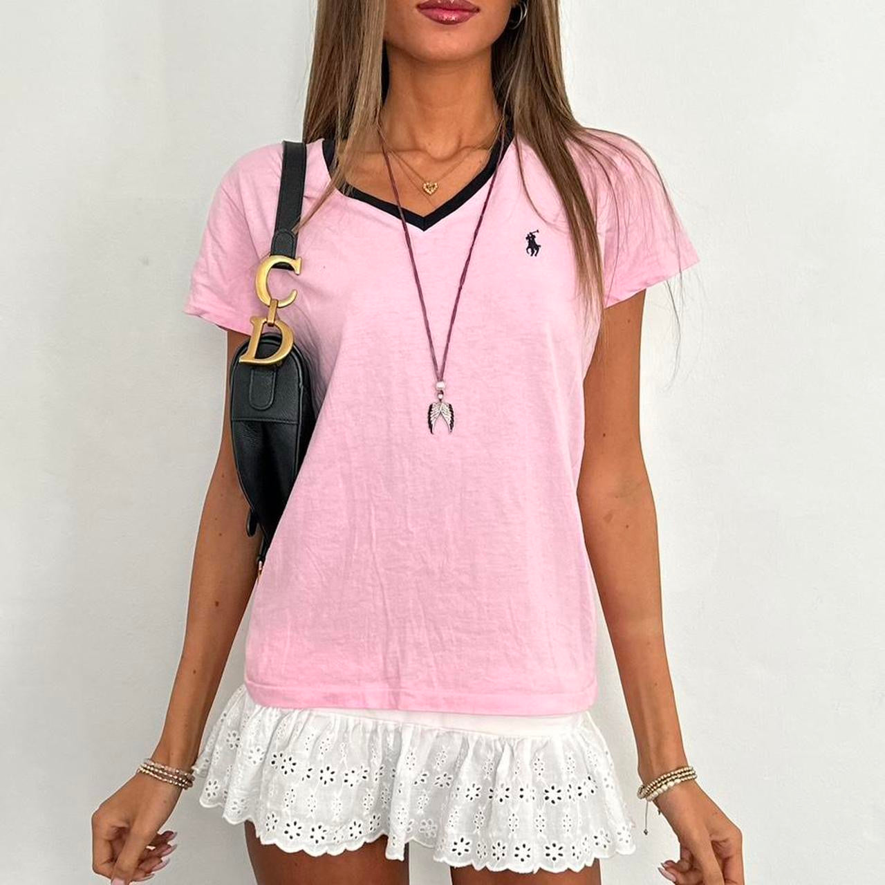 Vintage Ralph Lauren pink tee