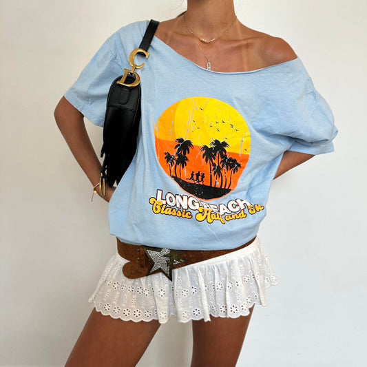 Vintage Long Beach graphic top