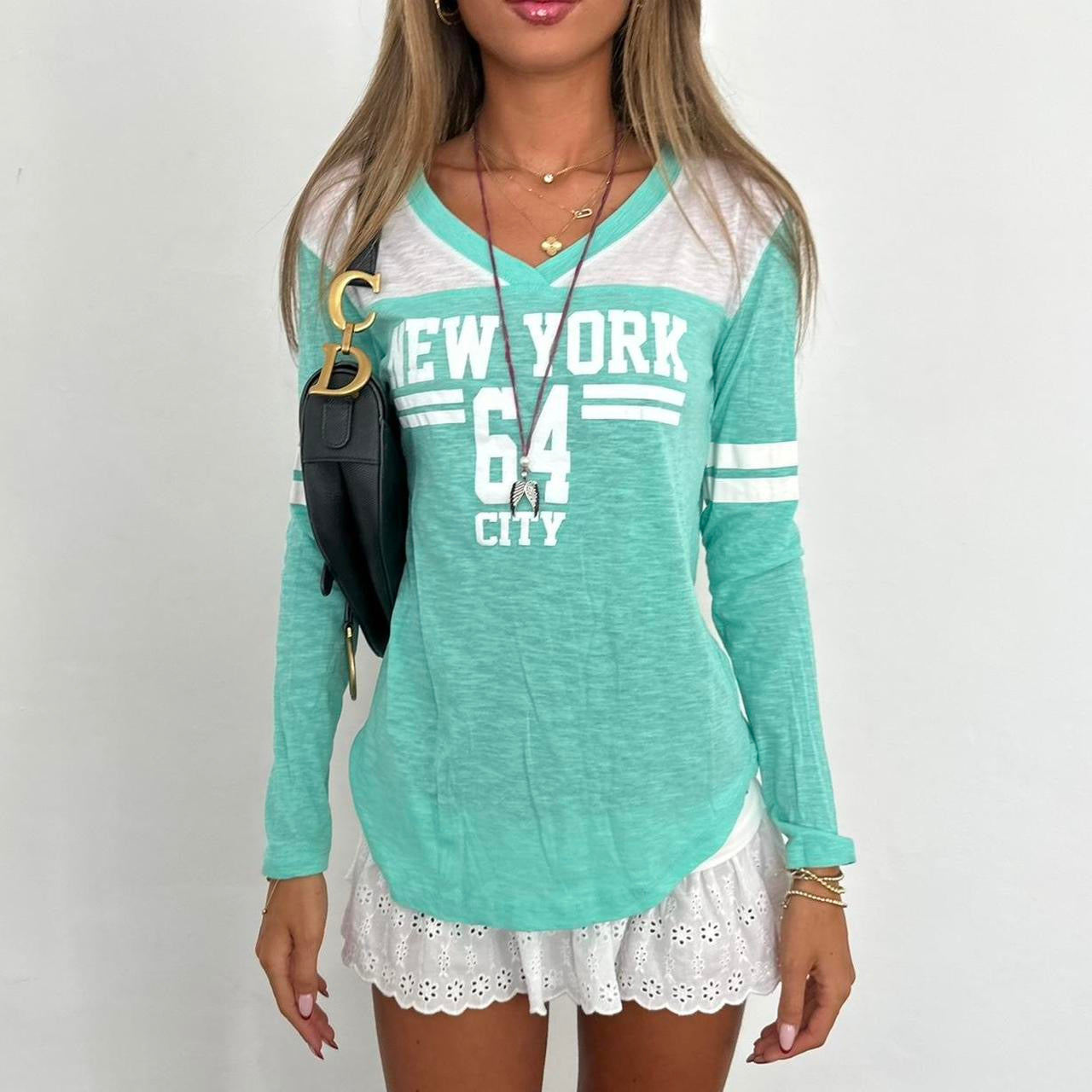 Vintage New York off shoulder top