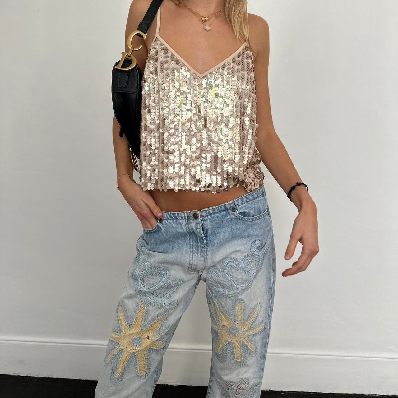 Vintage 90’s sequin camisole top