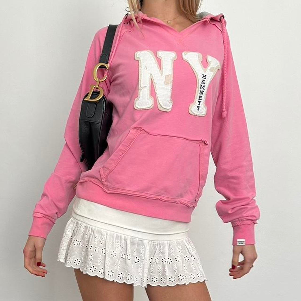 Vintage pink New York hoodie