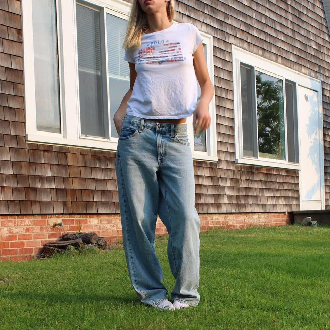 Vintage Ralph Lauren rare flag baby tee