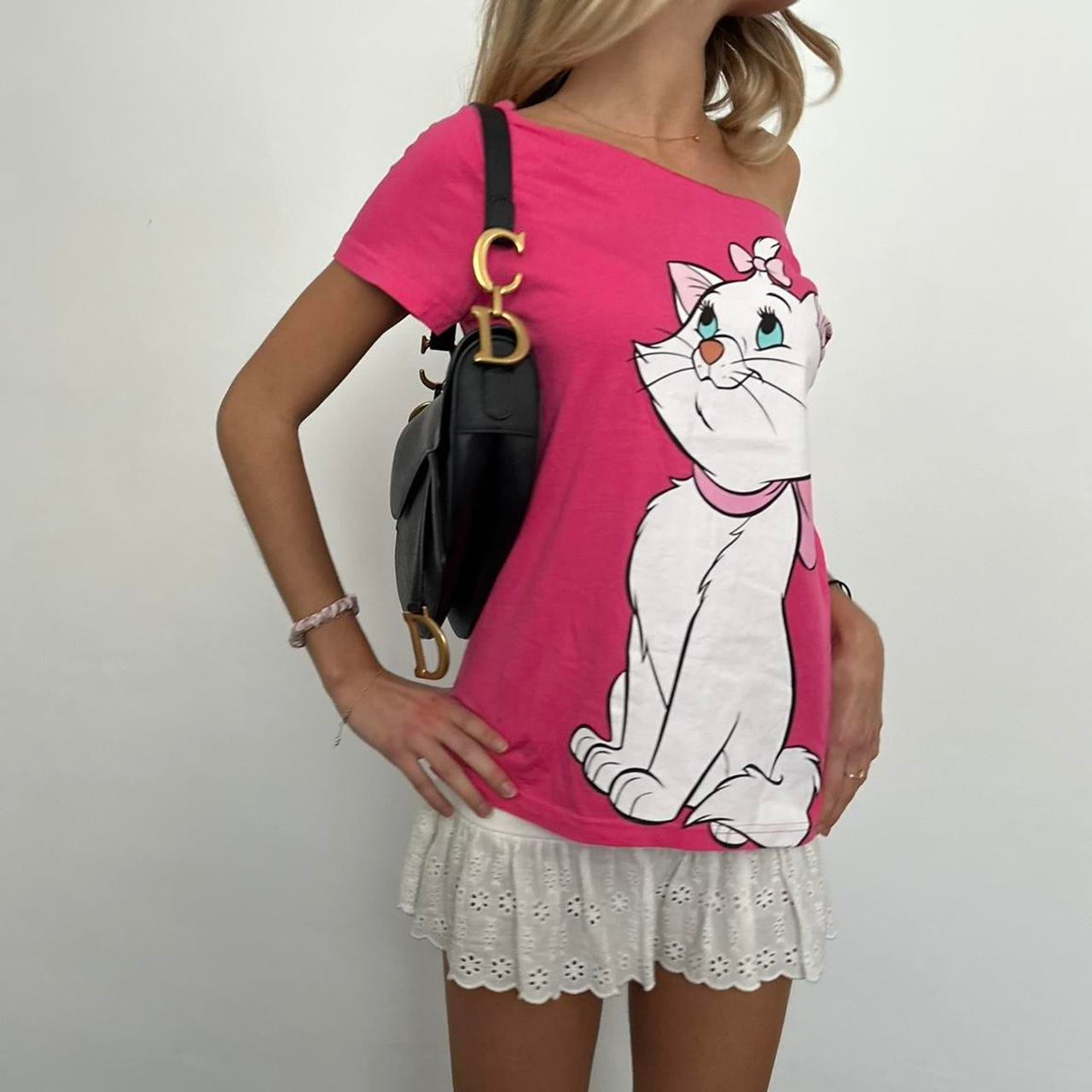 Vintage Aristocats off the shoulder tee