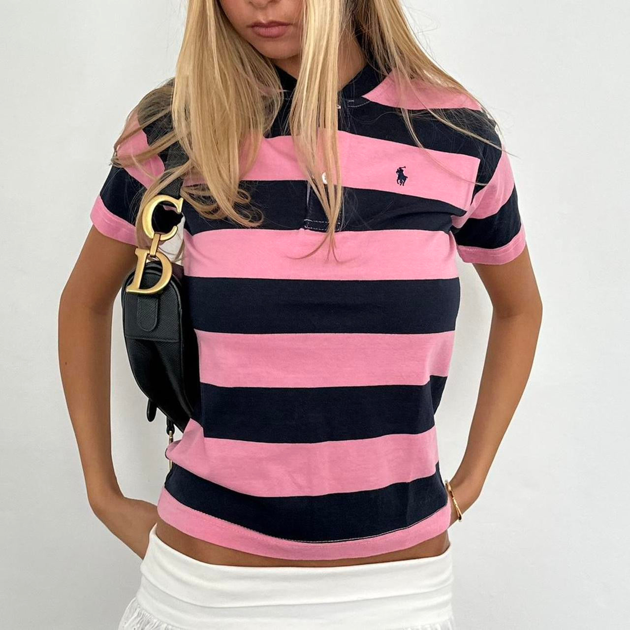 Vintage 2000’s Polo Ralph Lauren striped polo top