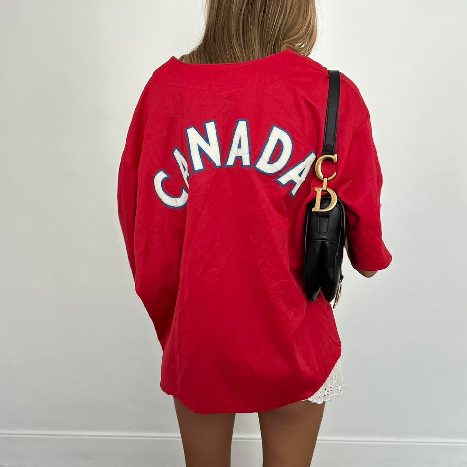 Vintage 90’s Jay’s red baseball jersey