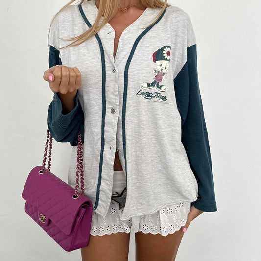 Vintage 90’s Looney Tunes fun jersey top