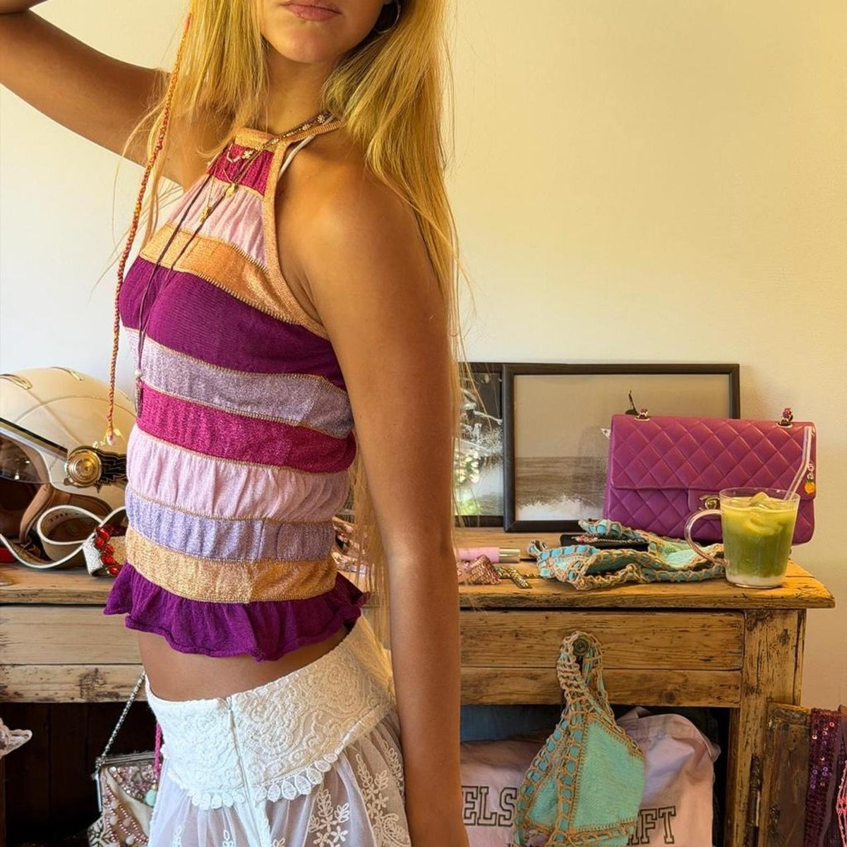 Vintage 2000’s halter neck top