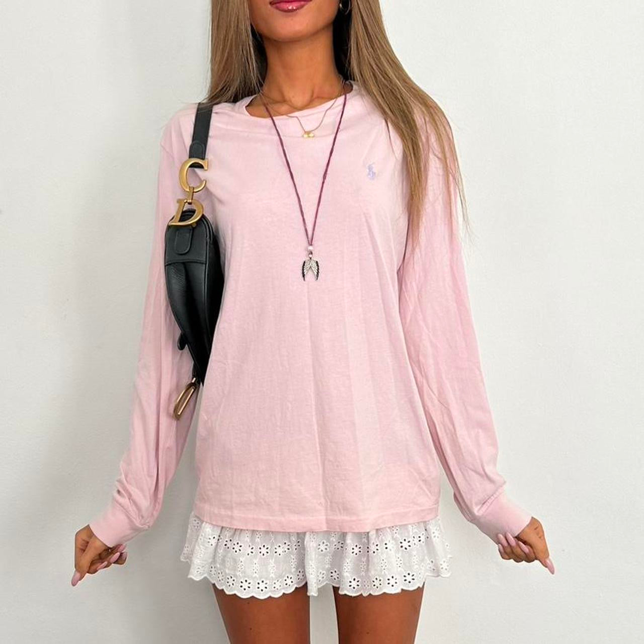 Vintage Ralph Lauren pink long sleeve top