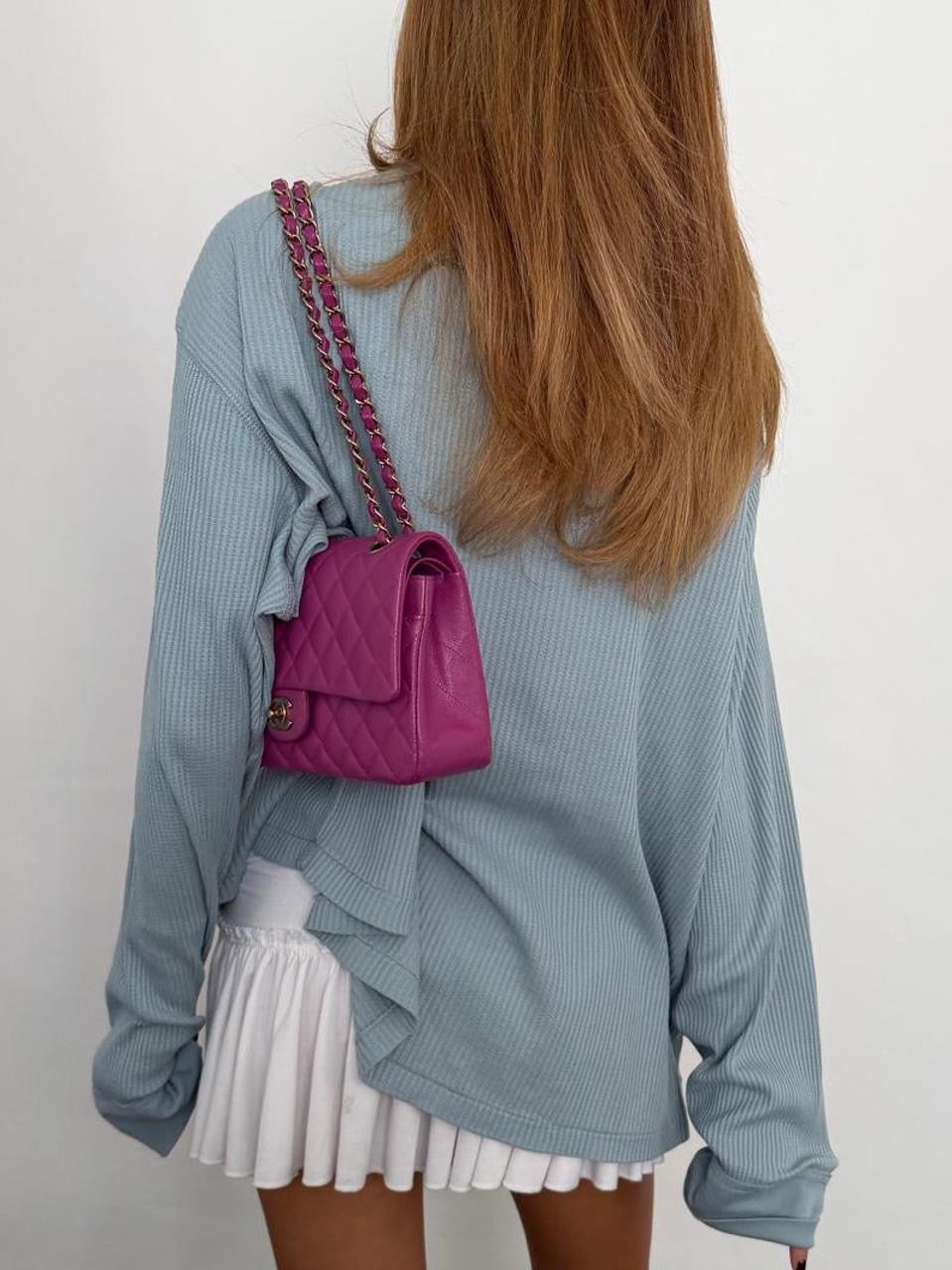 Vintage 00’s Ralph Lauren blue waffle long sleeve top