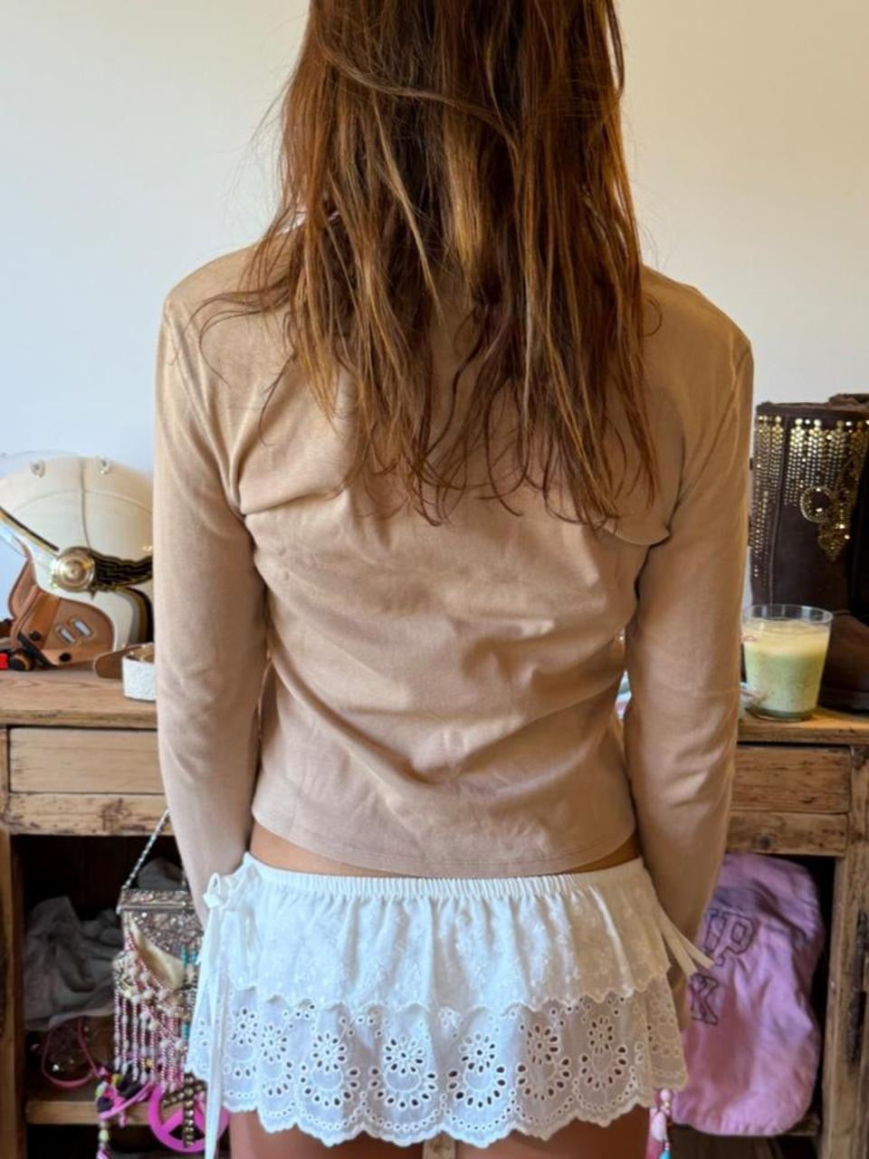 Vintage 00’s brown Polo Ralph Lauren long sleeve top