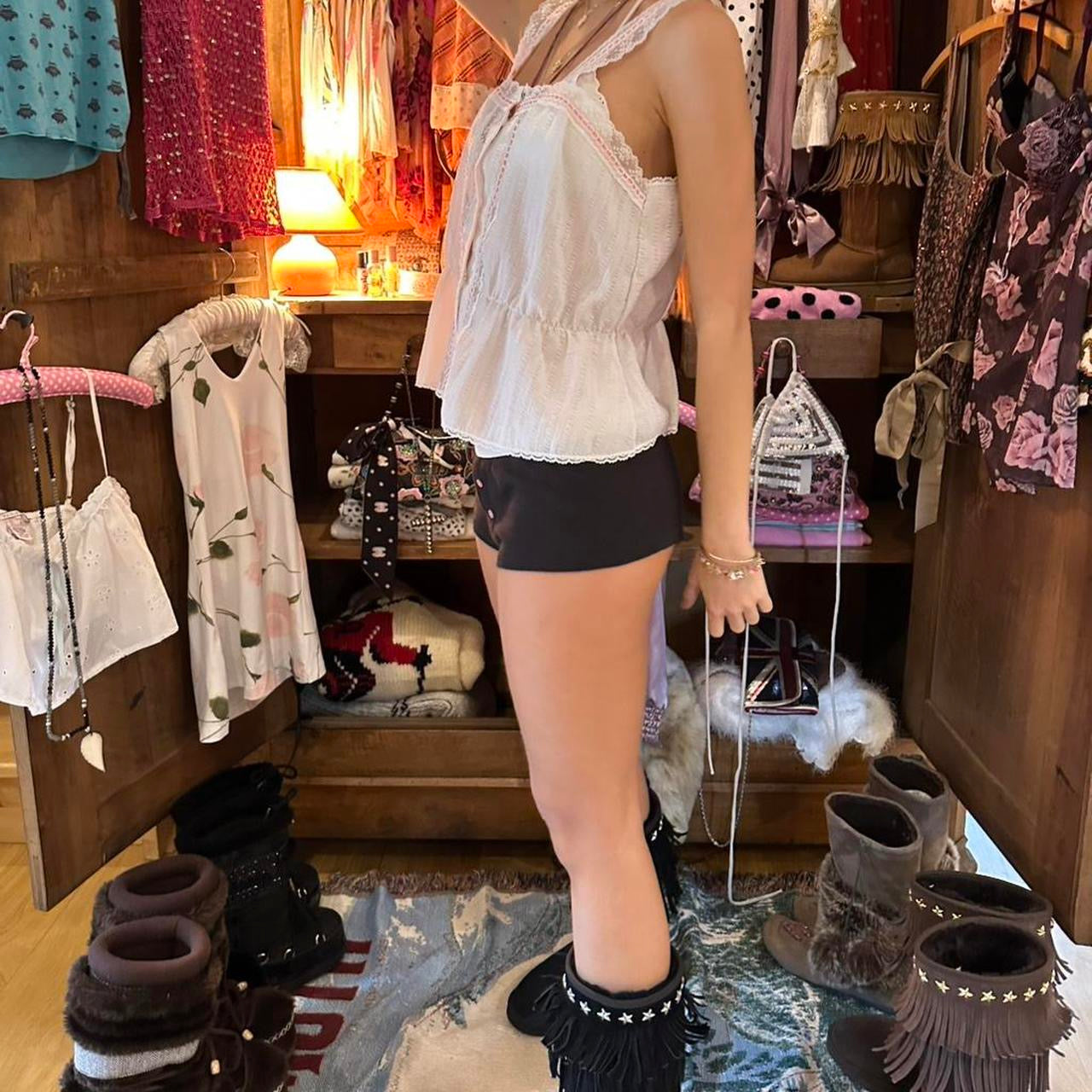 Vintage 90’s lace cami top