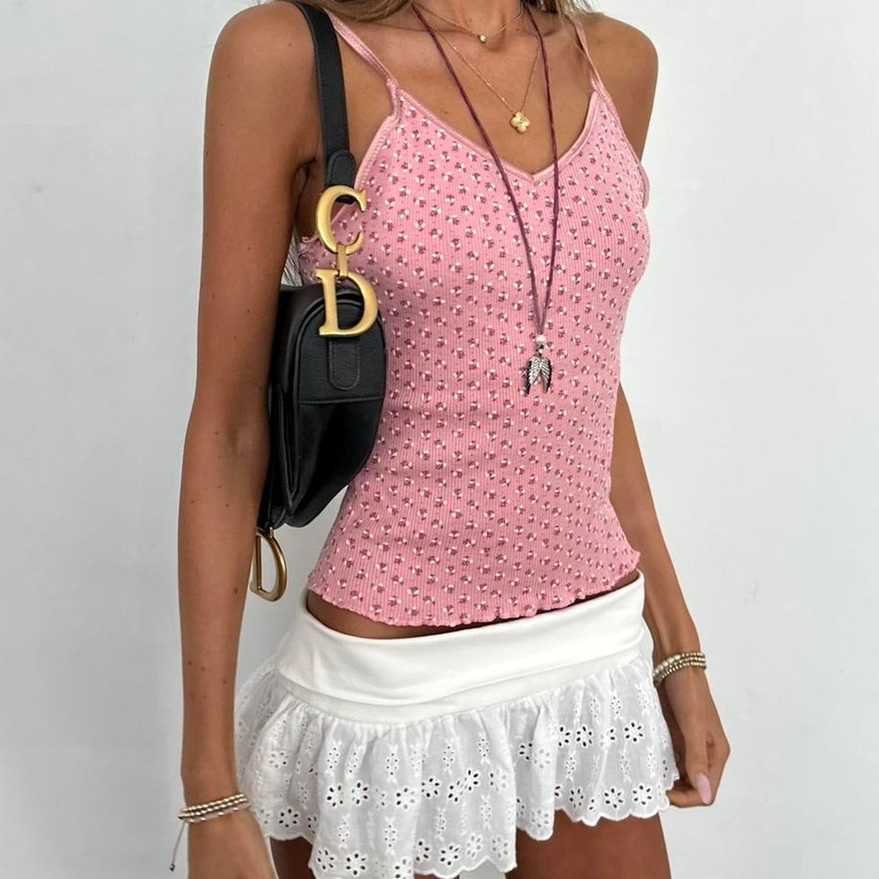 Vintage 2000’s pink cami top