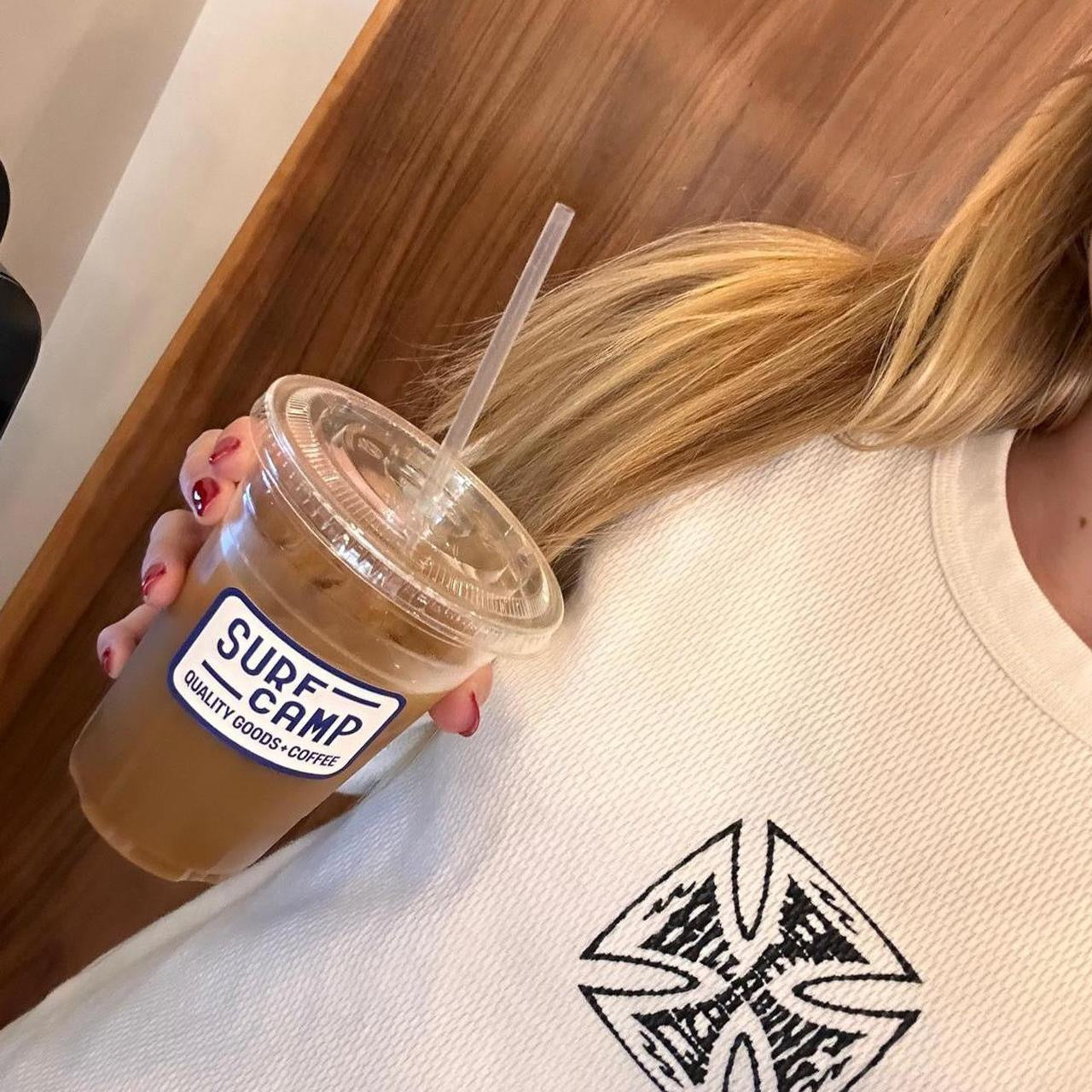 Vintage 90’s Billabong white waffle long sleeve top