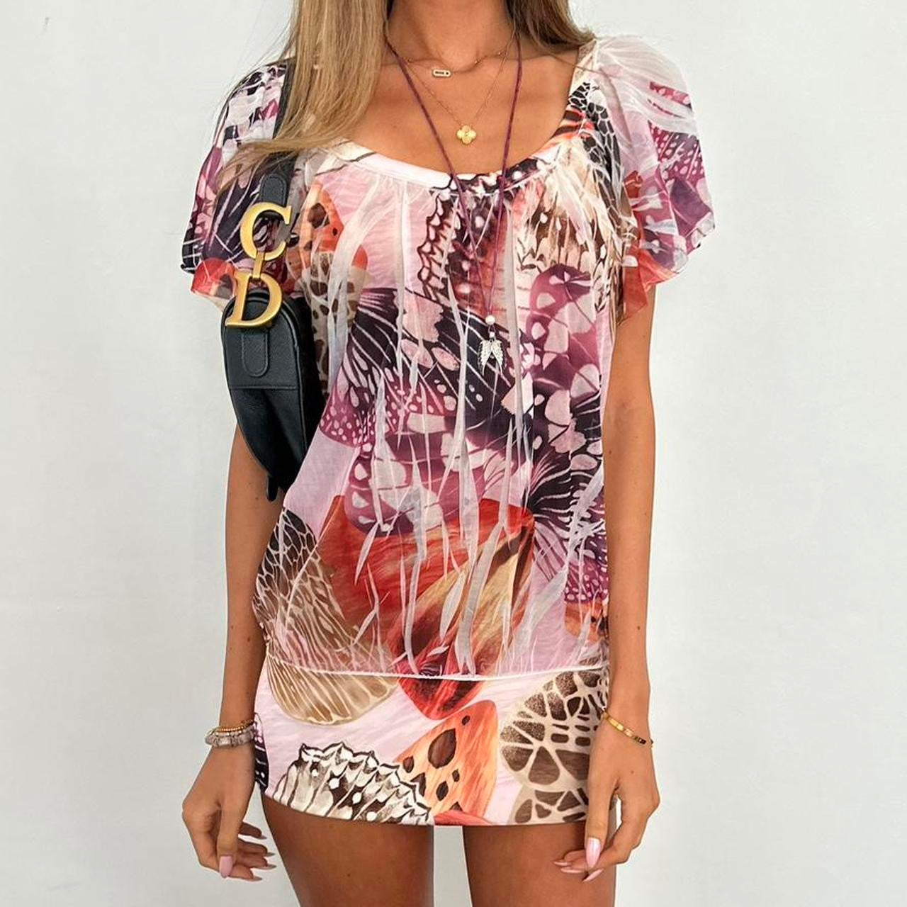 Vintage 90’s butterfly mini dress