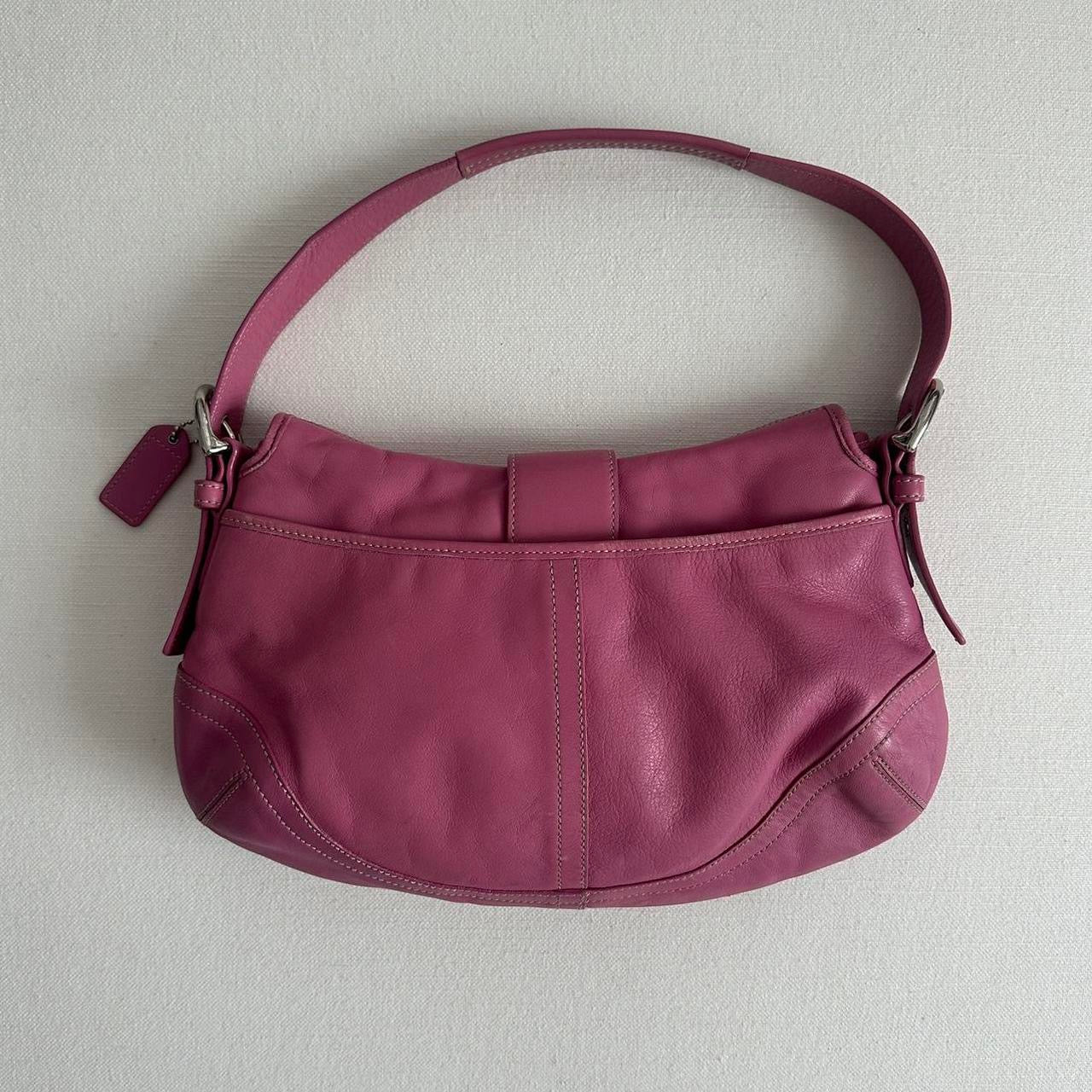 Pink sold Leather Purse Vintage 1990s