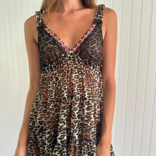 Vintage 90’s leopard print dress