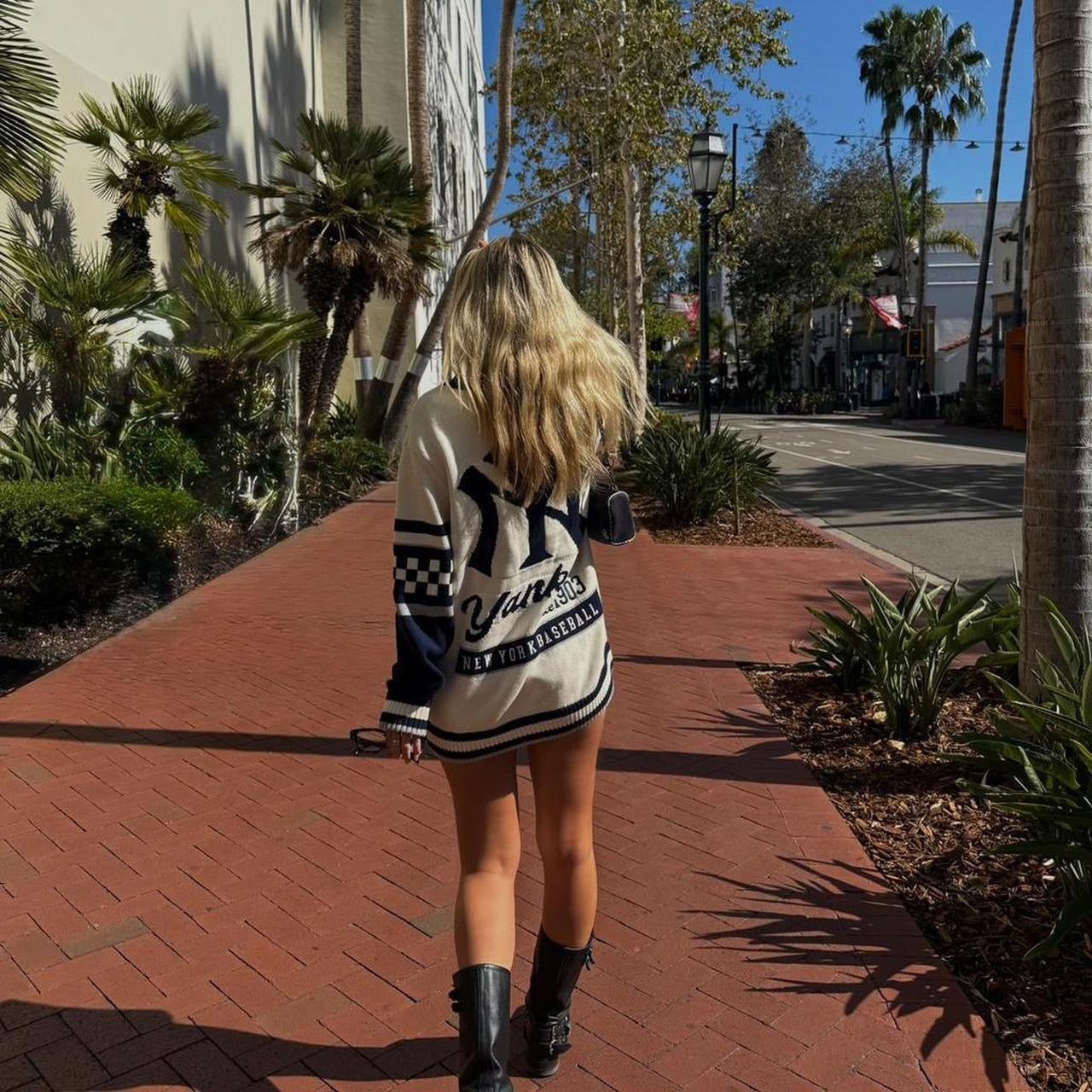 Vintage Yankees knitted cardigan