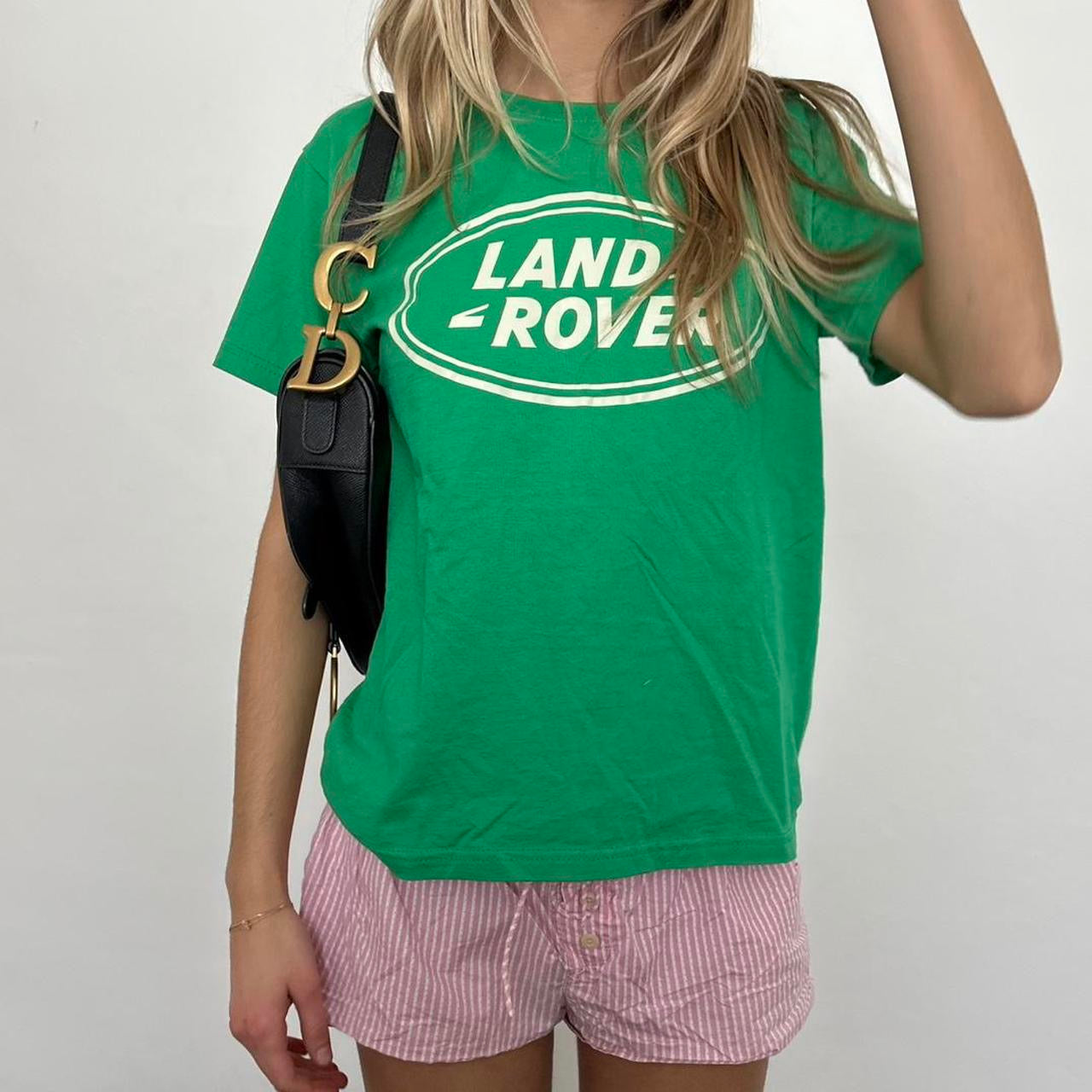 Vintage Land Rover green tee