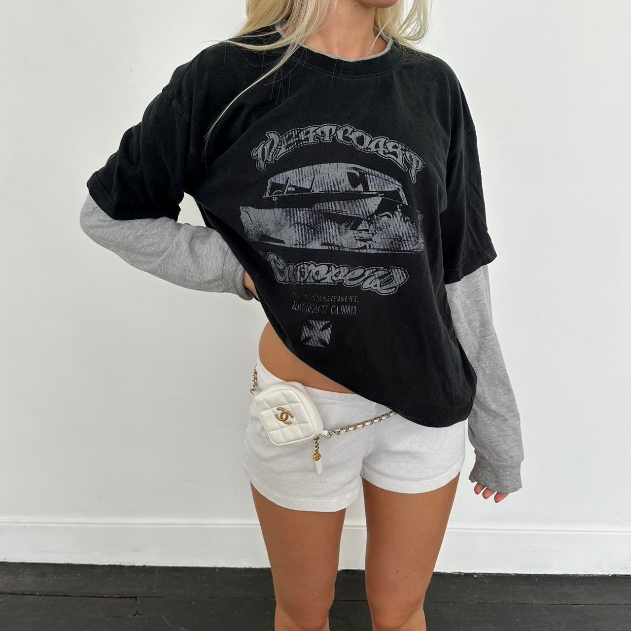 Vintage 2000’s west coast choppers double layered T-shirt