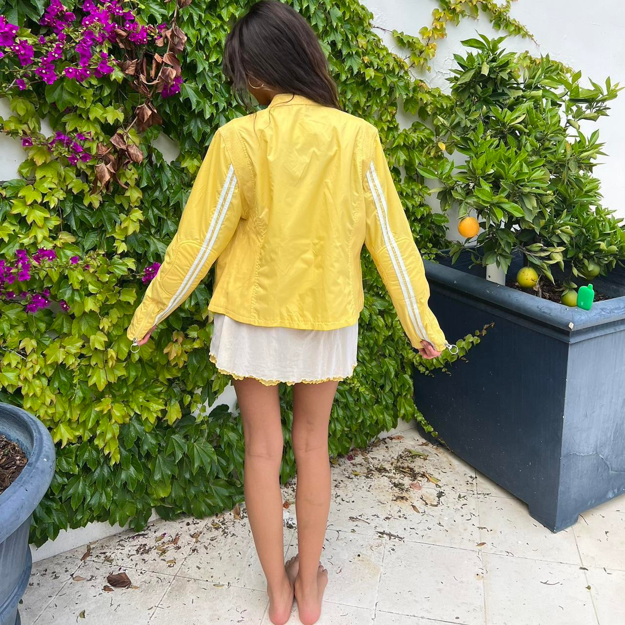 Vintage RARE yellow 90s leather jacket  ⭐️⭐️💛