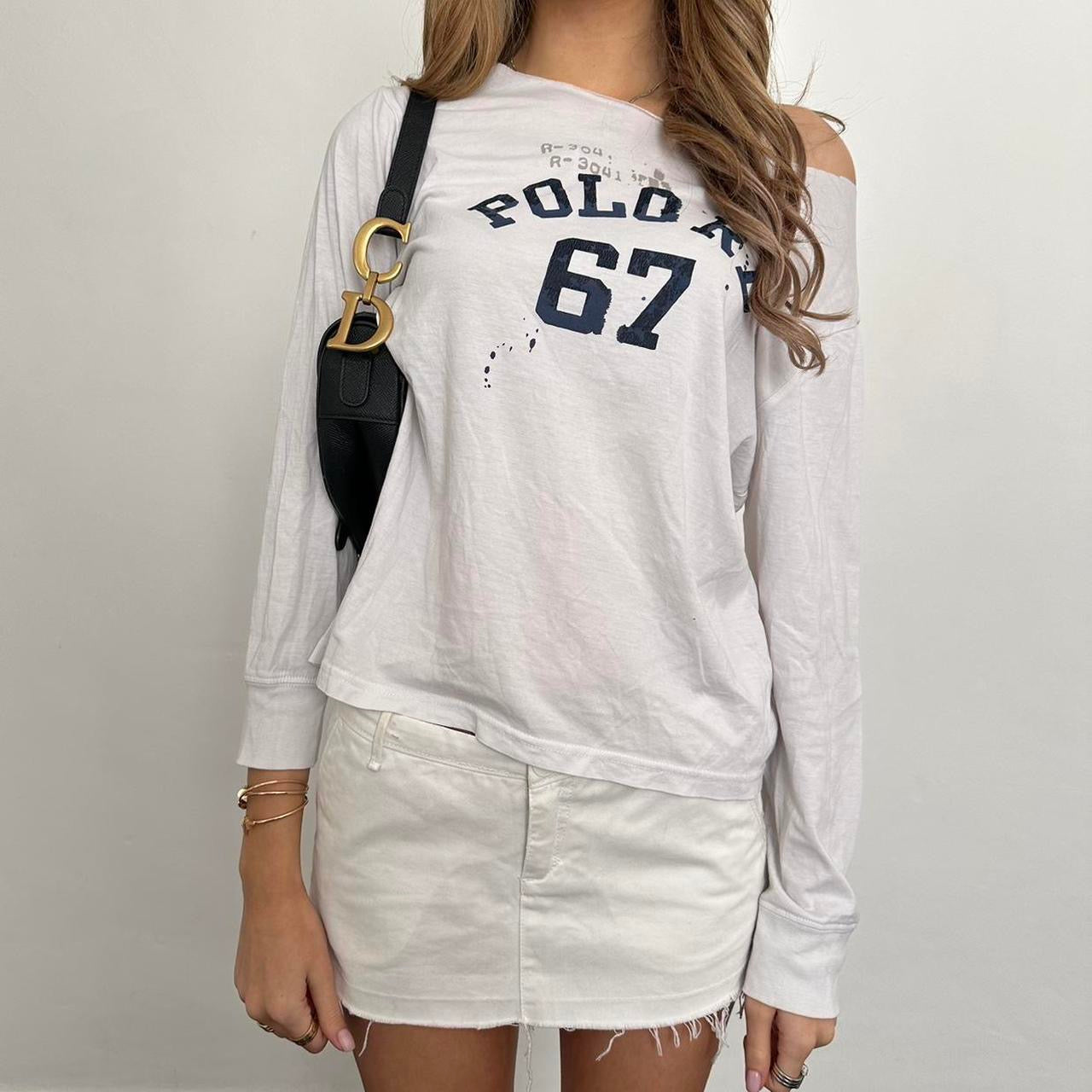 Vintage Polo Ralph Lauren white long sleeves top