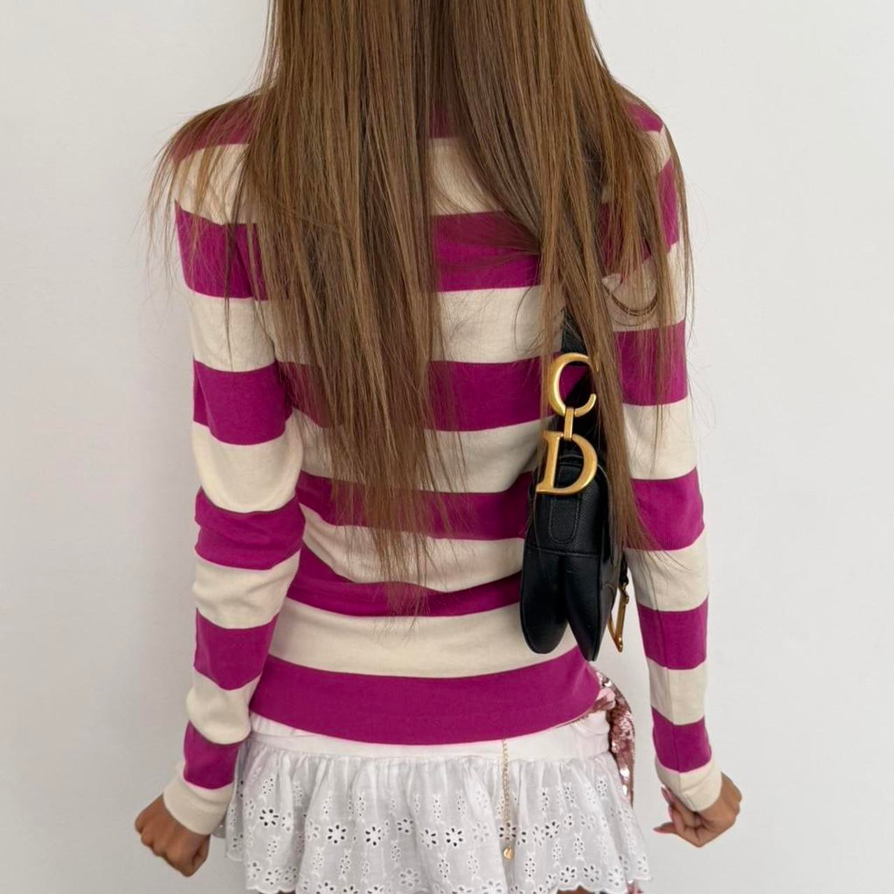 Vintage 00s Polo Ralph Lauren striped long sleeve top