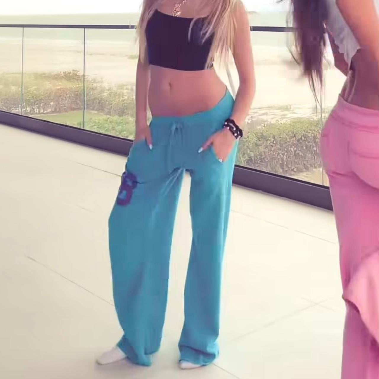 Vintage 2000’s Victoria’s Secret blue sweatpants