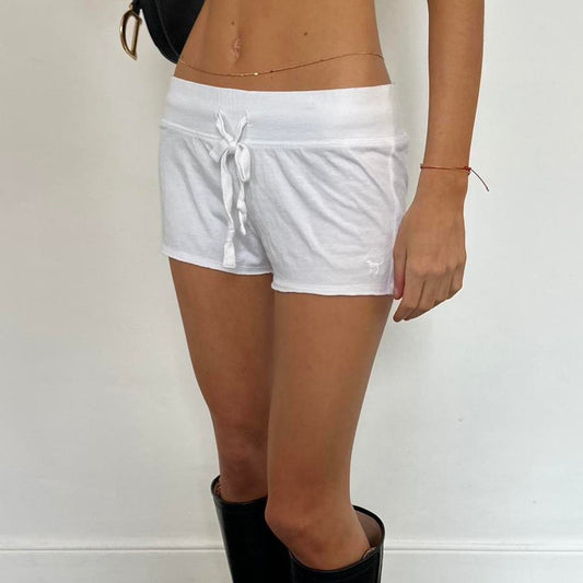 Vintage early 2000s Victorias Secret white cotton shorts